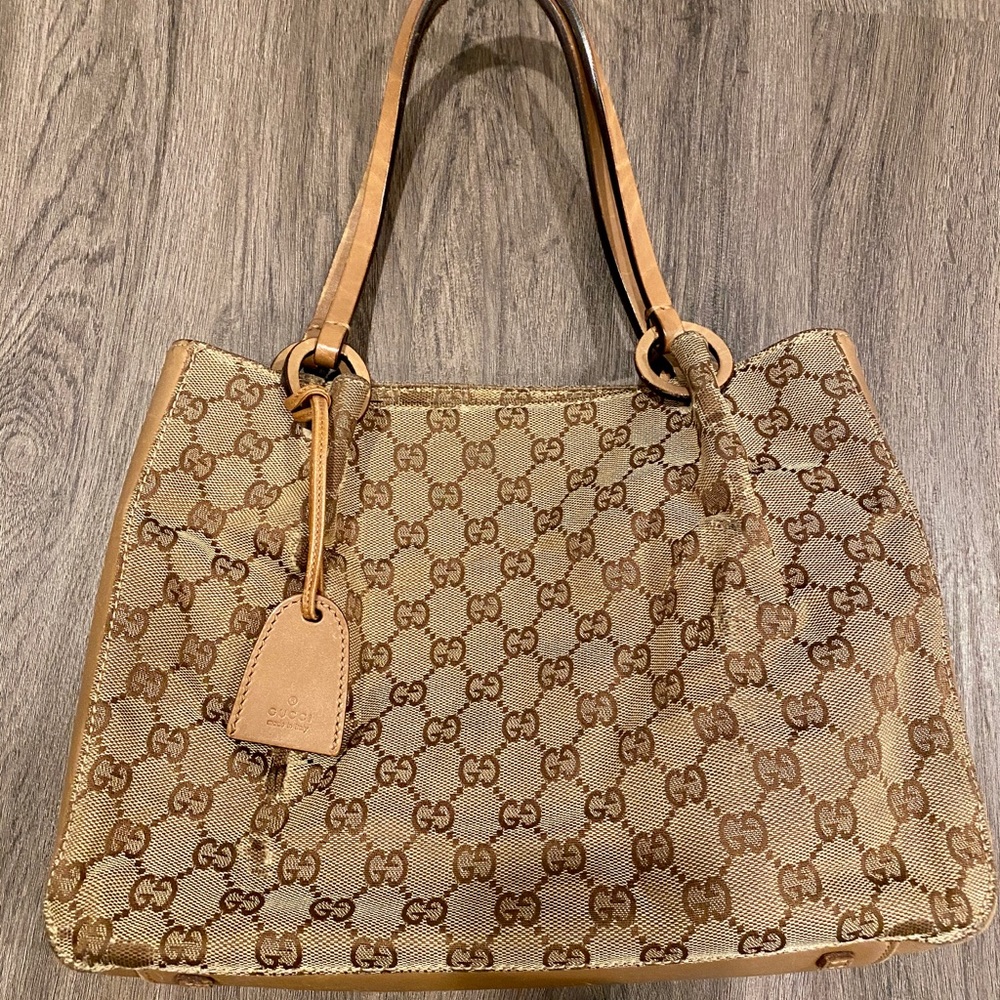 Gucci GG Monogram Canvas Shoulder Bag